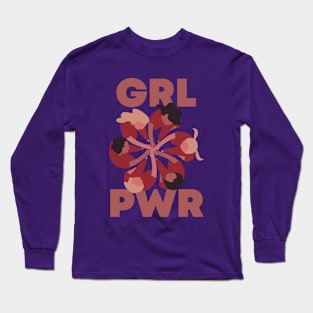 Grl pwr Feminist Feminism Women Rights Equality Long Sleeve T-Shirt